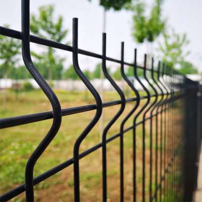 2016 hot sale 3d cheap green wire mesh fence panels fasteners