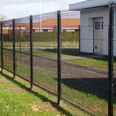 Professional factory black welded wire fence mesh panel prices